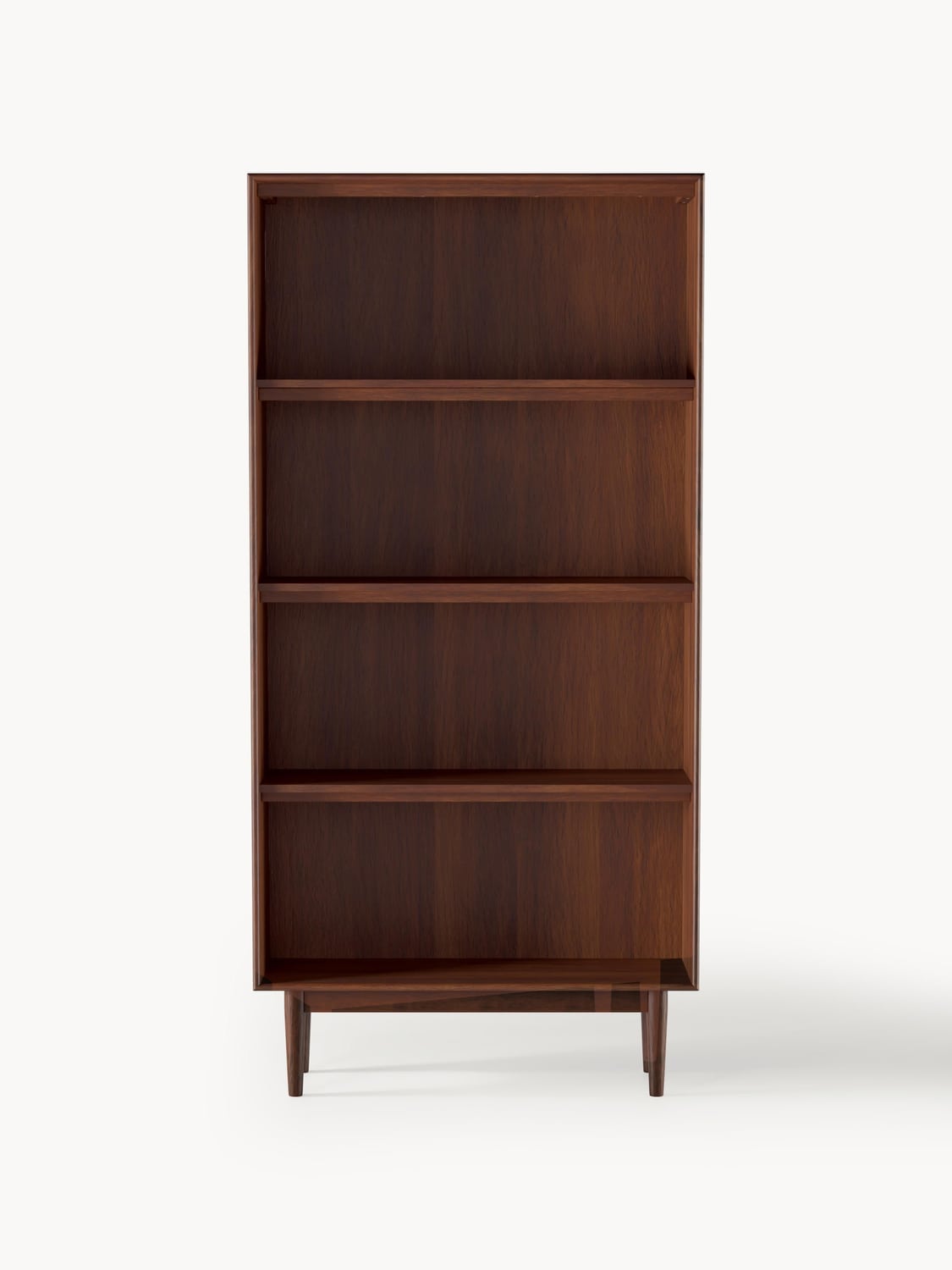 Paul Tall Shelving Unit in Mango Wood — Chocolate