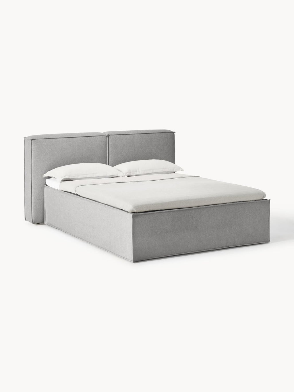 Lennon Box-Spring Bed — Lilac