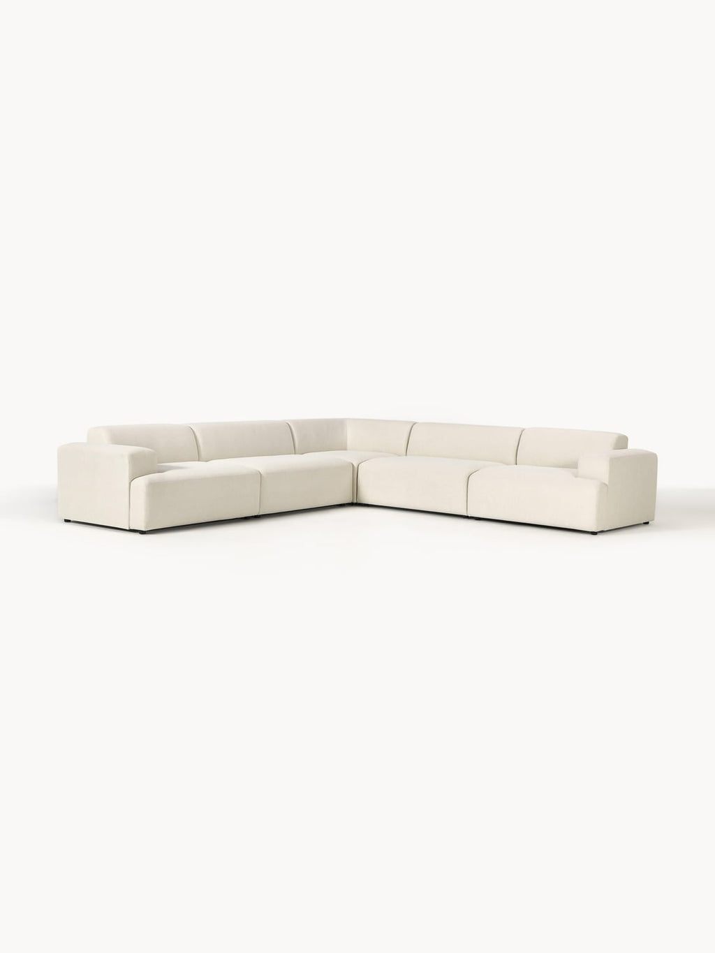 Melva Corner Sofa (4-seater) — Ivory