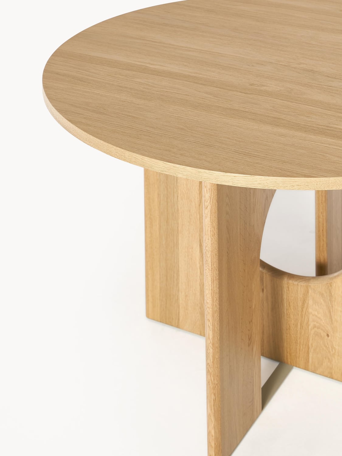 Apollo Round Dining Table, in various sizes — Camel