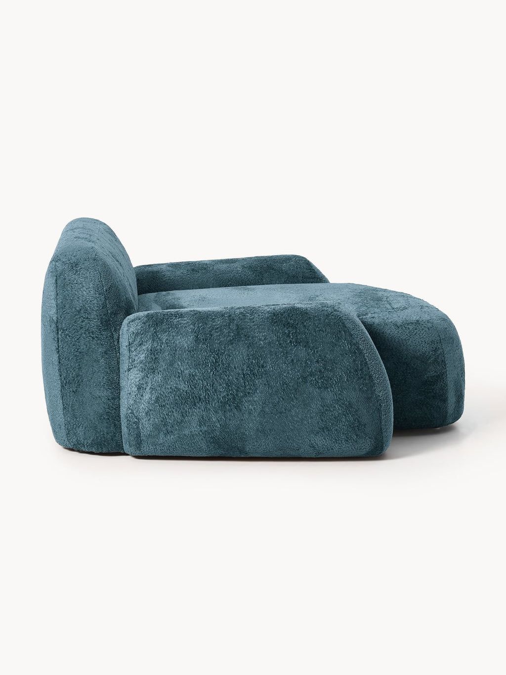 Wolke XL Lounge Chair in Teddy Bouclé — Teal