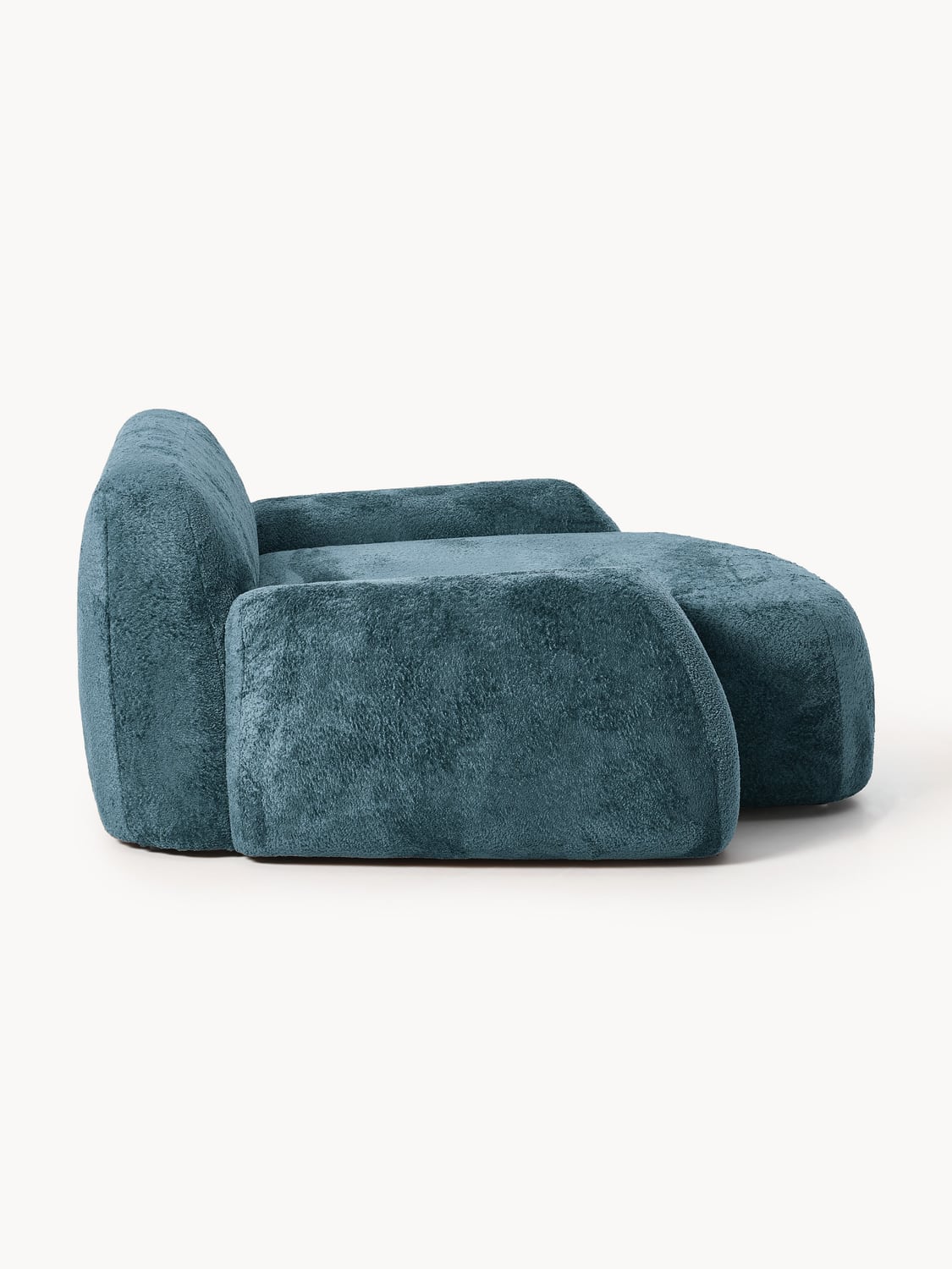 Wolke XL Lounge Chair in Teddy Bouclé — Teal
