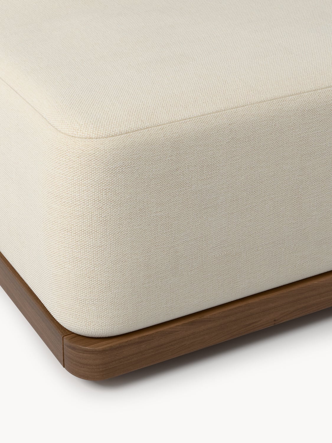 Matheus Garden Ottoman in Acacia