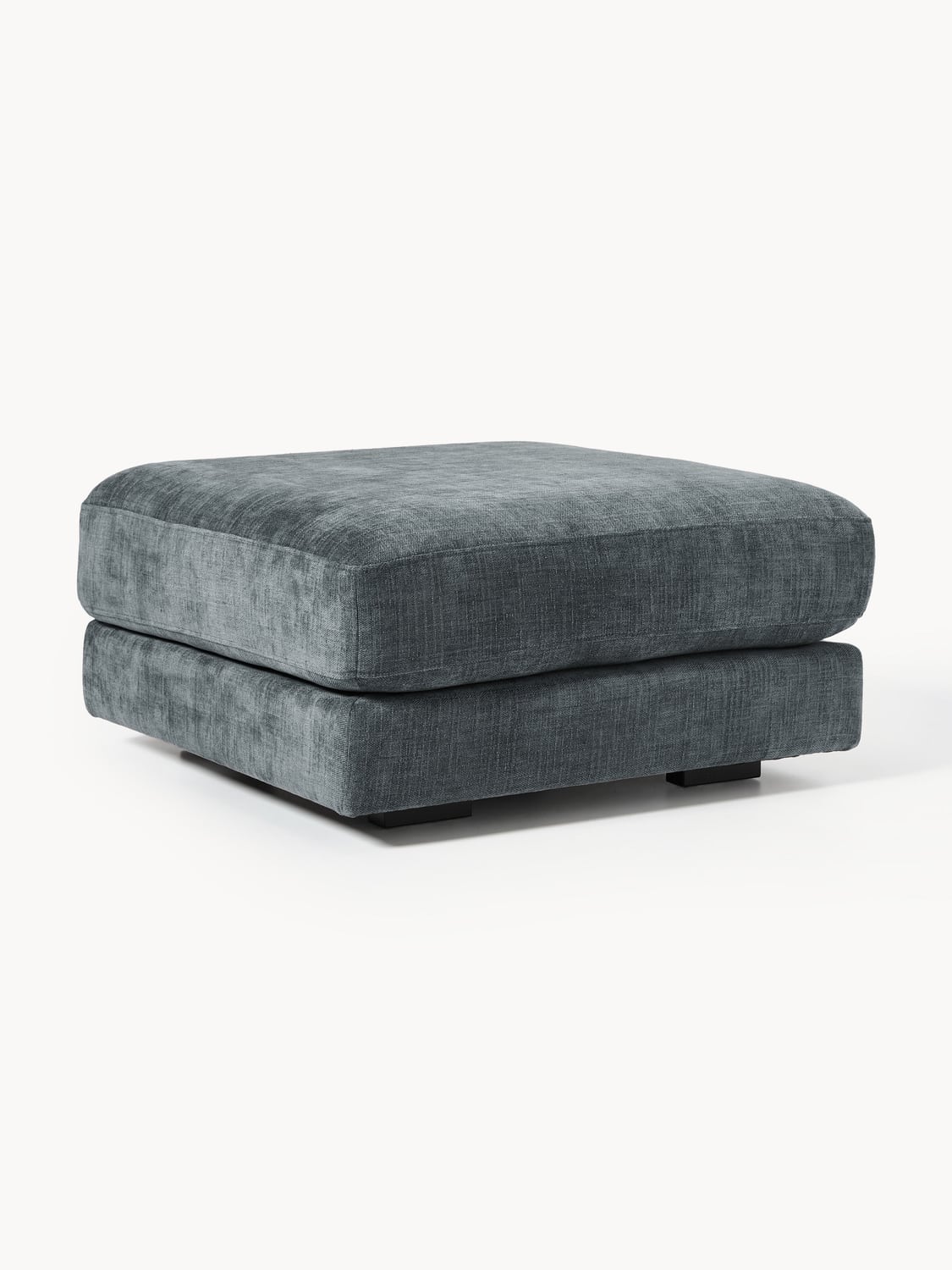 Tribeca Sofa Ottoman — Slate Grey