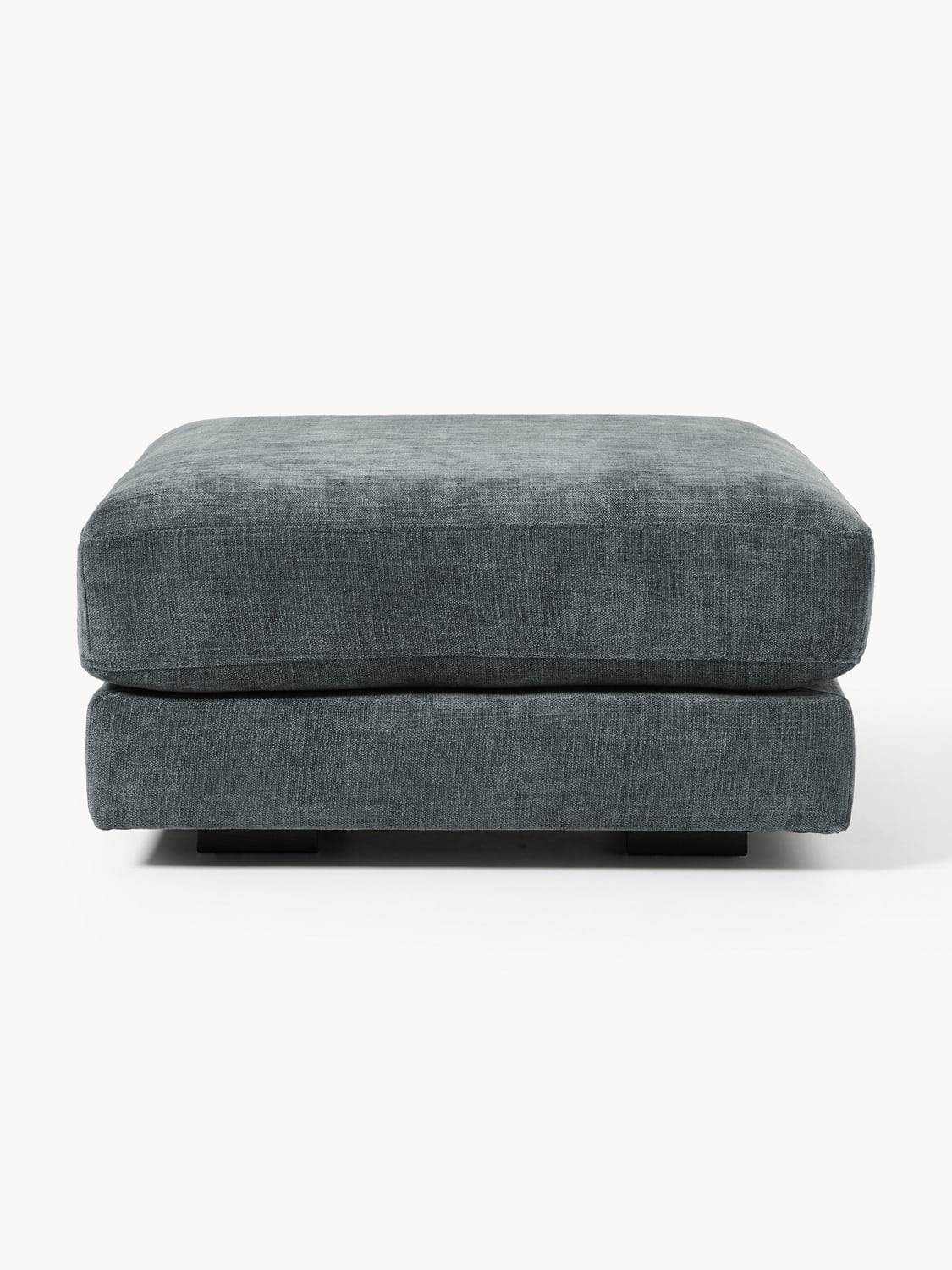 Tribeca Sofa Ottoman — Slate Grey