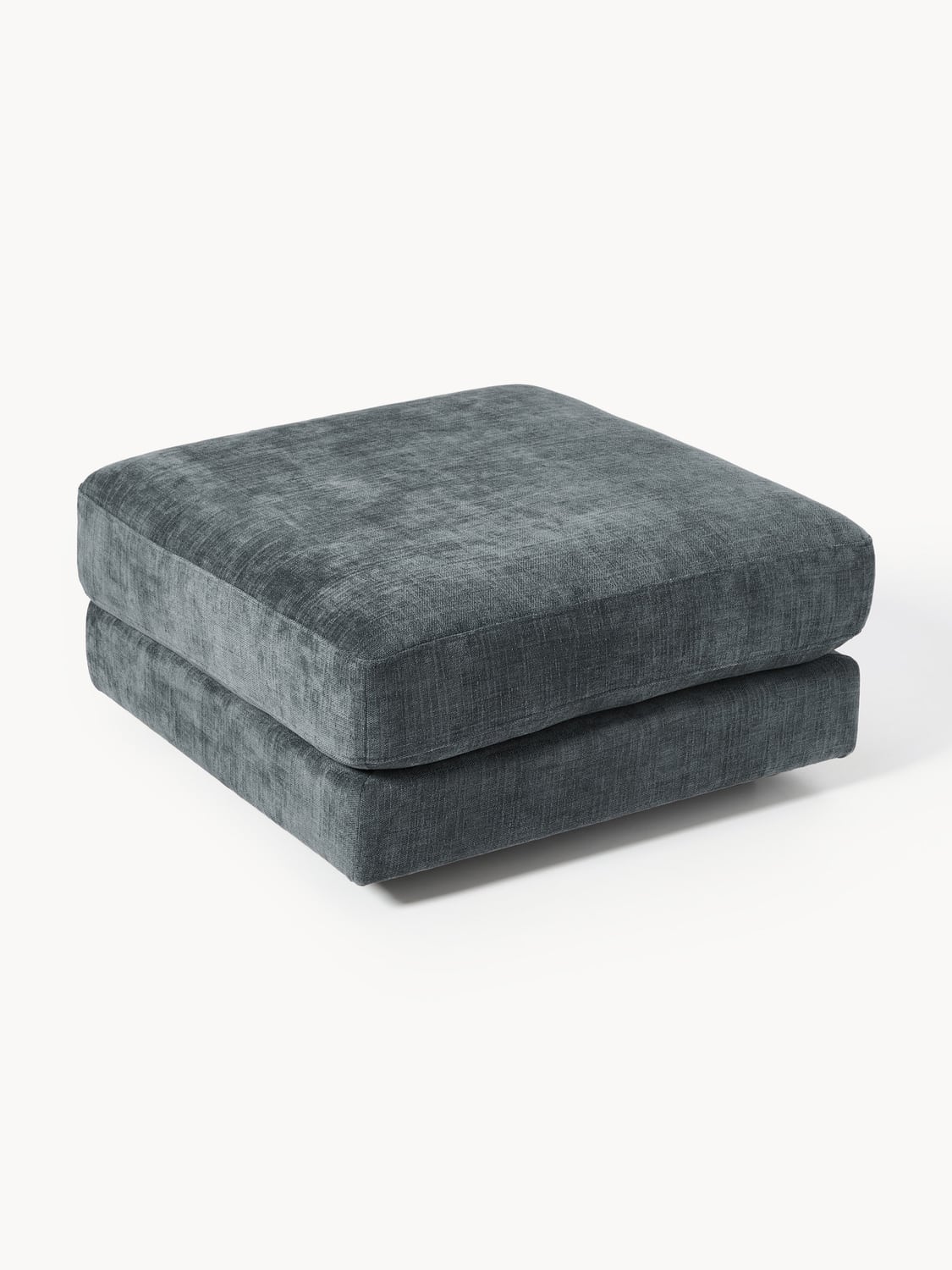 Tribeca Sofa Ottoman — Slate Grey