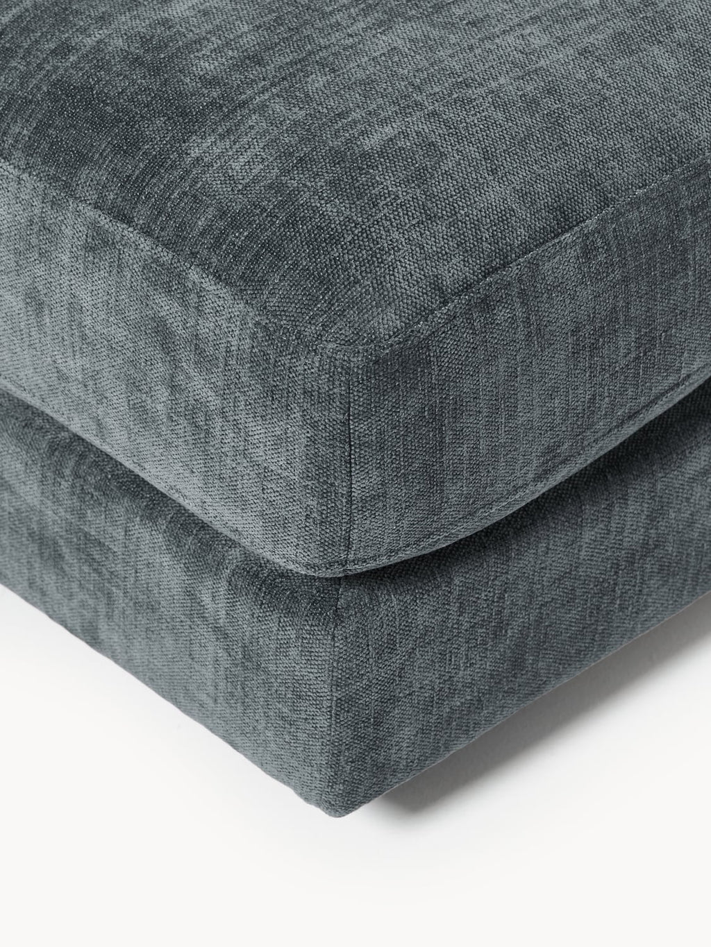 Tribeca Sofa Ottoman — Slate Grey