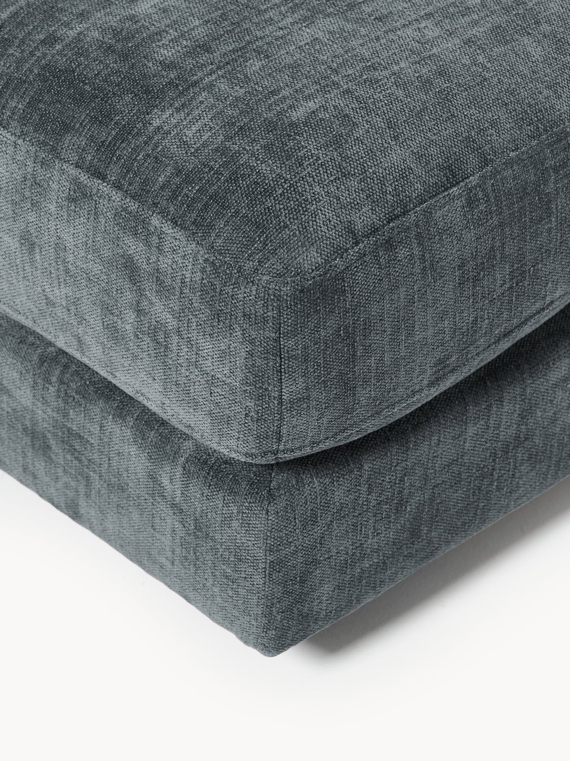 Tribeca Sofa Ottoman — Slate Grey