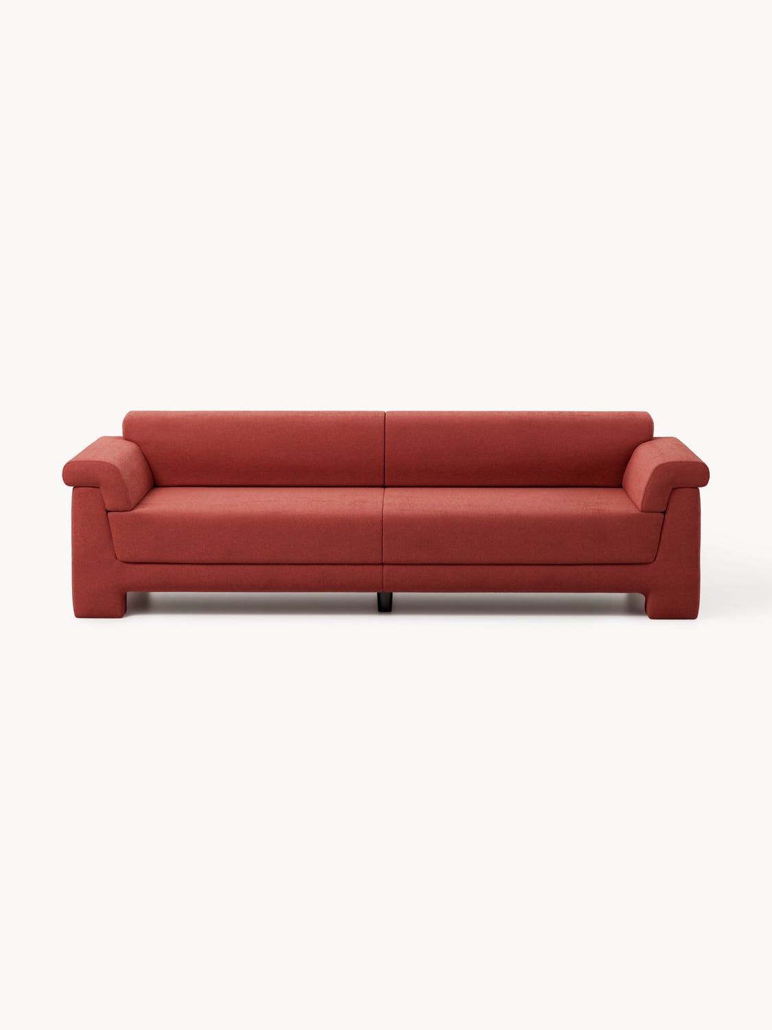 Atlas Bouclé Sofa (3-seater) — Rust