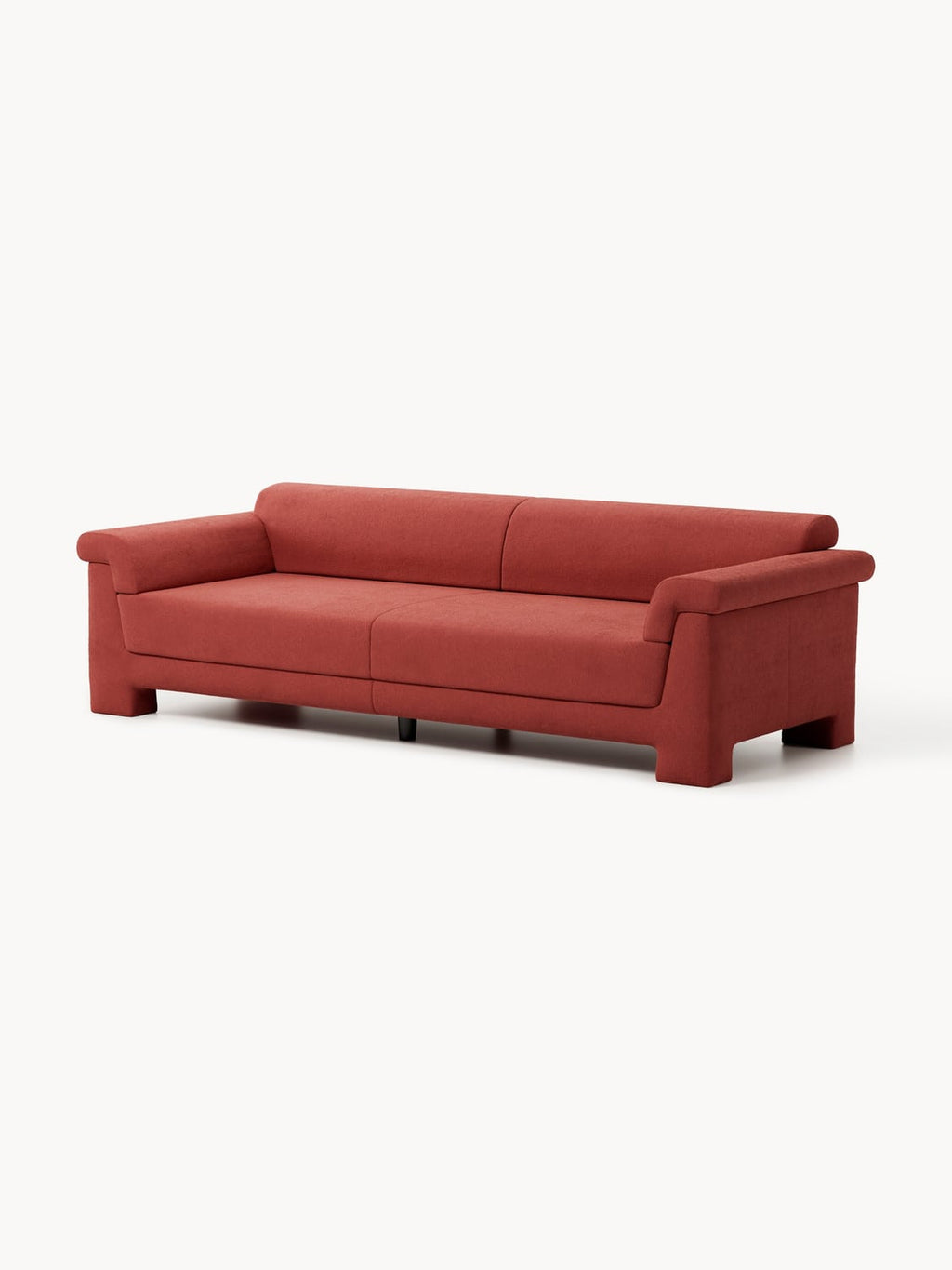 Atlas Bouclé Sofa (3-seater) — Rust