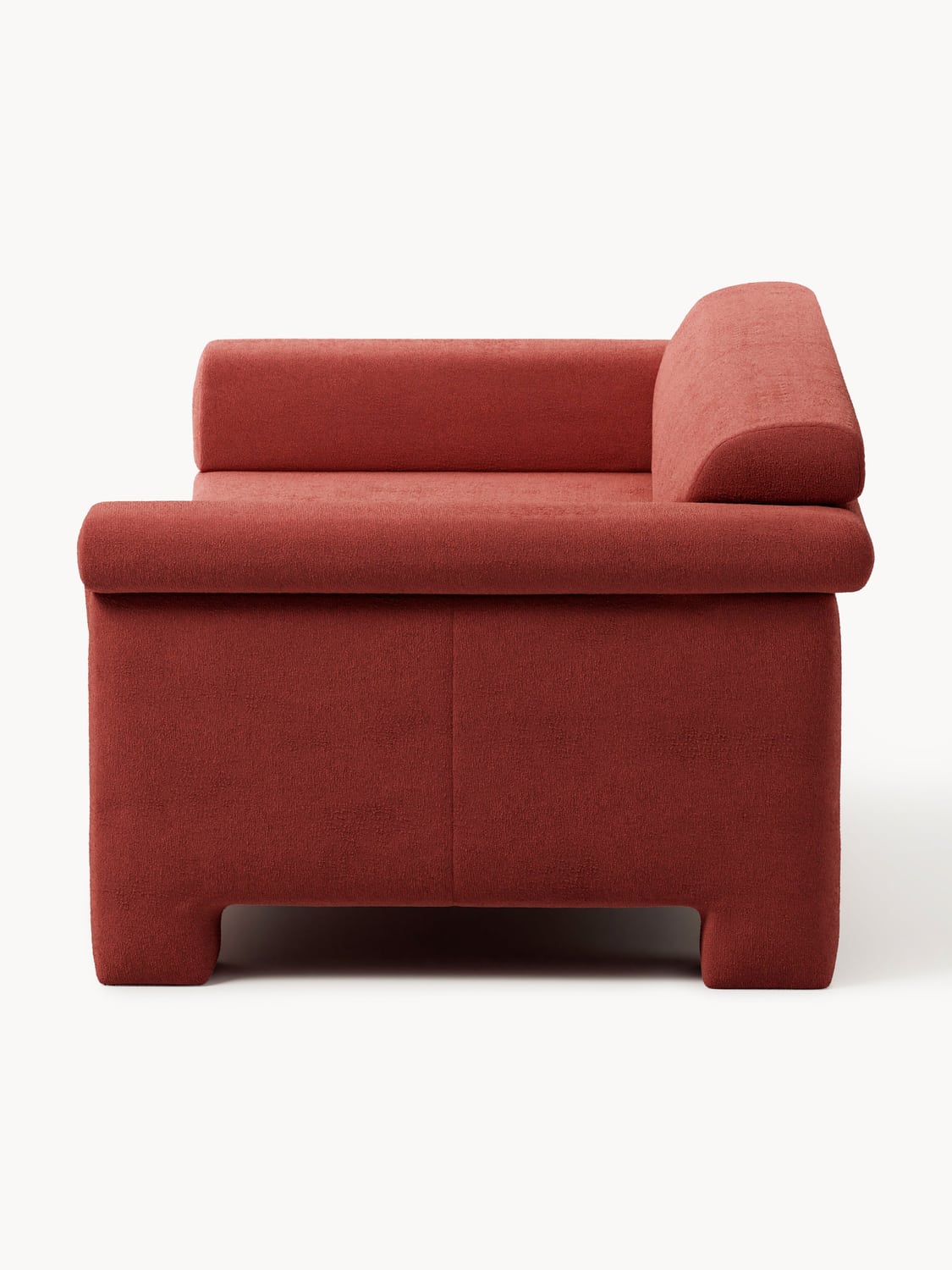 Atlas Bouclé Sofa (3-seater) — Rust