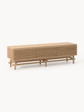 Pierce Small Lowboard in Oak — Taupe