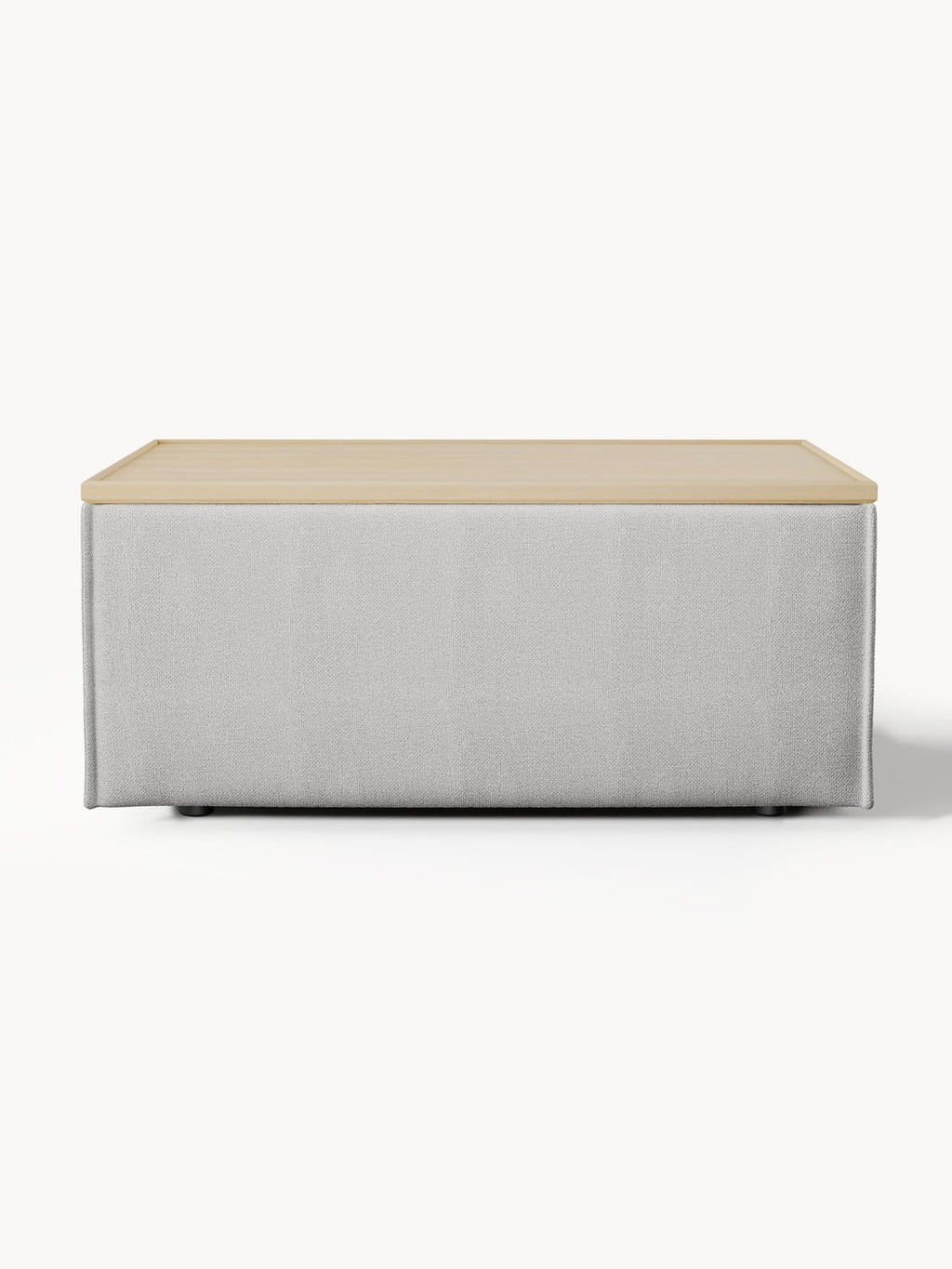 Lennon Sofa Ottoman with Storage — Oatmeal
