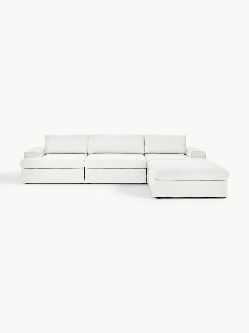 Russell Modular Sofa (4-seater) with Ottoman (left/right) — Off-White