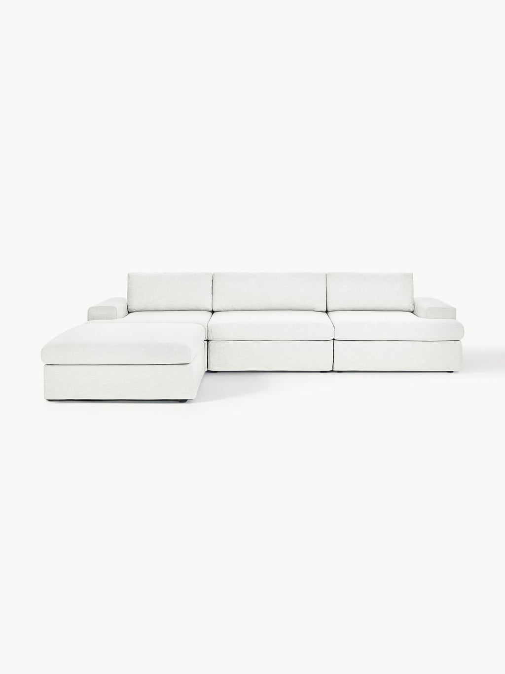 Russell Modular Sofa (4-seater) with Ottoman (left/right) — Off-White