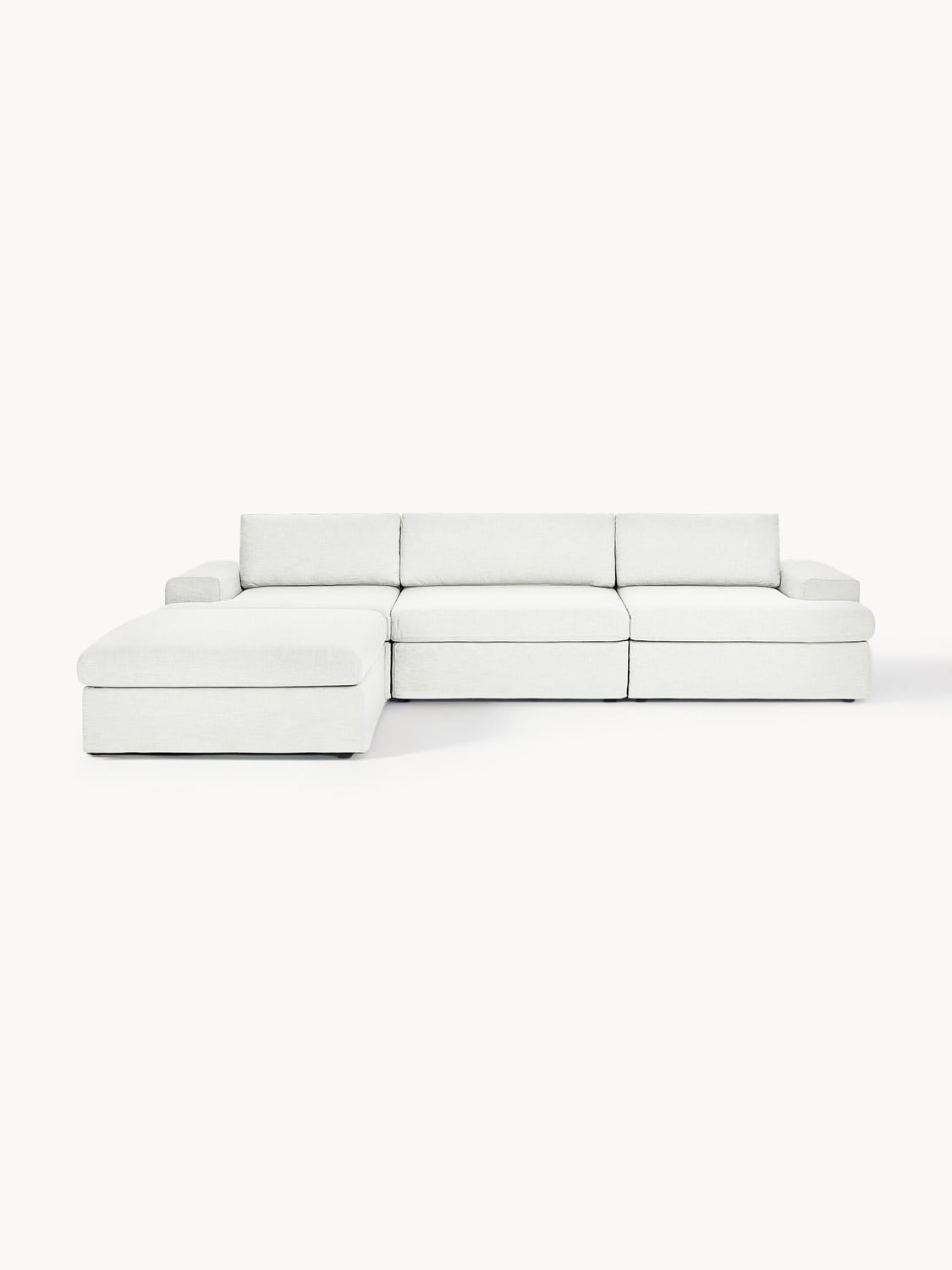 Russell Modular Sofa (4-seater) with Ottoman (left/right) — Off-White