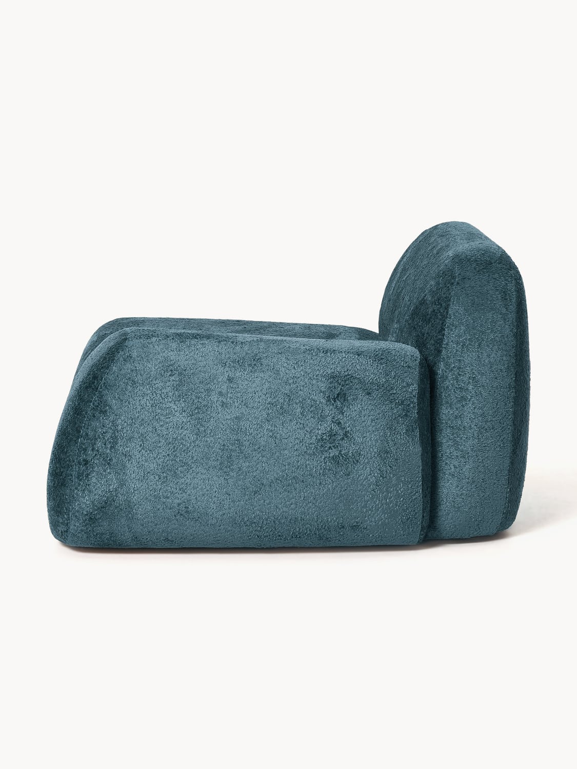 Wolke Teddy Bouclé Corner Module — Teal