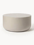 Rona Round Indoor & Outdoor Coffee Table — Oatmeal