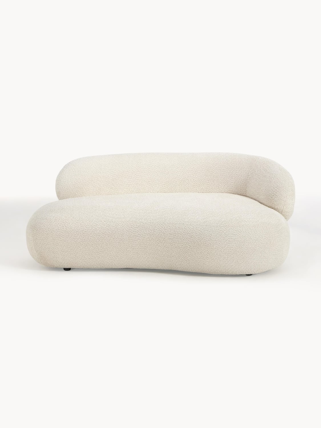 Alba Sofa (2-seater) in Teddy Bouclé — Off-White