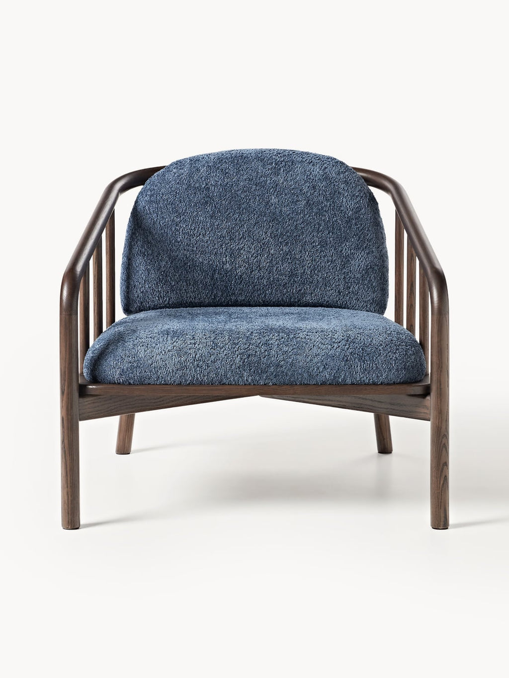 Balin Lounge Chair in Ash with Teddy Upholstery — Mushroom