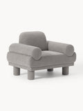 Lilo Bouclé Armchair — Grey
