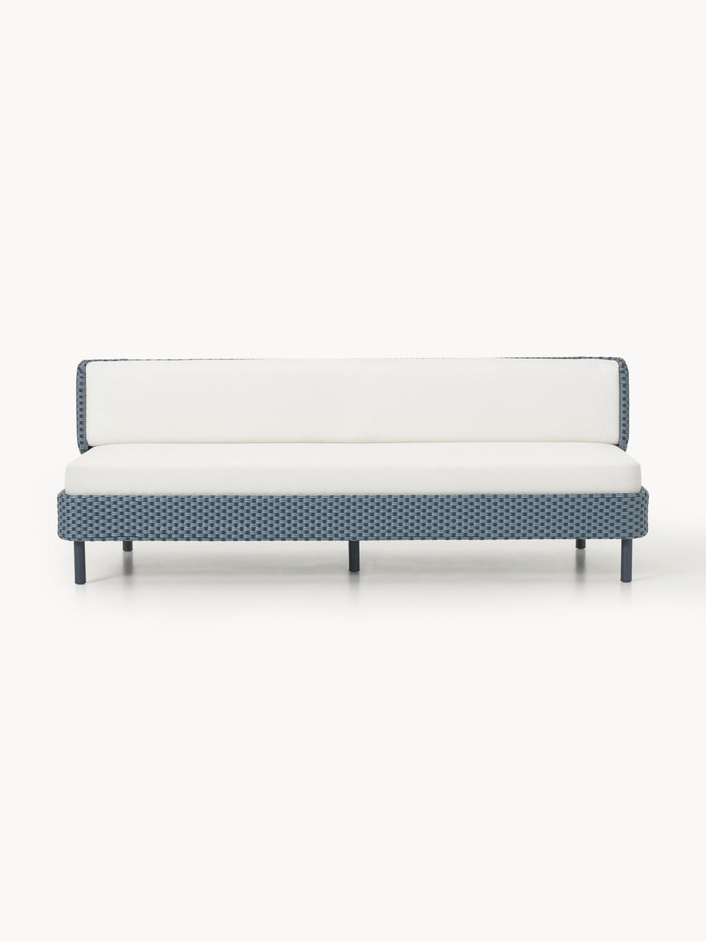 Hani Modular Garden Sofa (3-seater) with Protective Cover — Light Grey