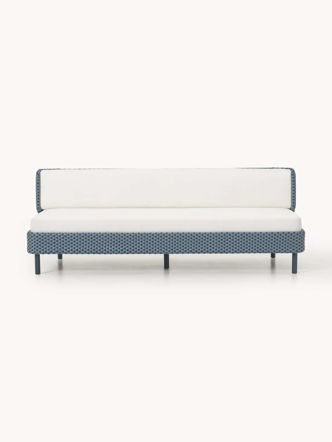 Hani Modular Garden Sofa (3-seater) with Protective Cover — Light Grey