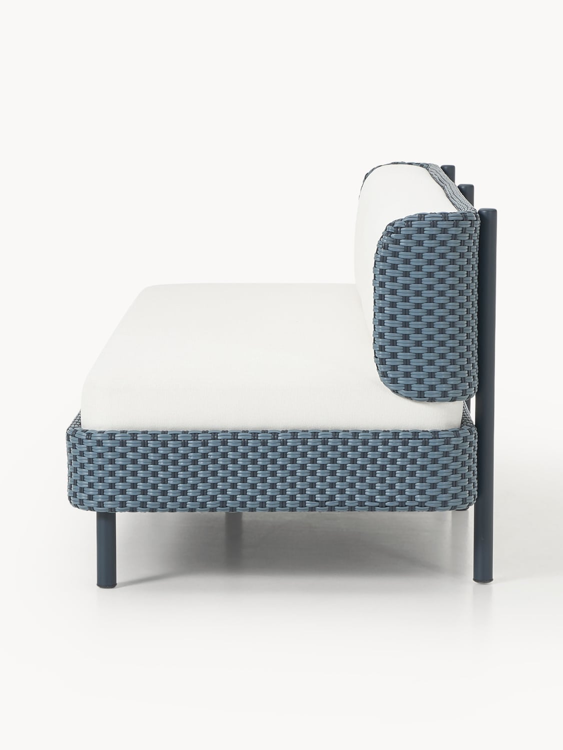 Hani Modular Garden Sofa (3-seater) with Protective Cover — Light Grey