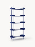 Taru Tall Metal-Shelving Unit — Lilac