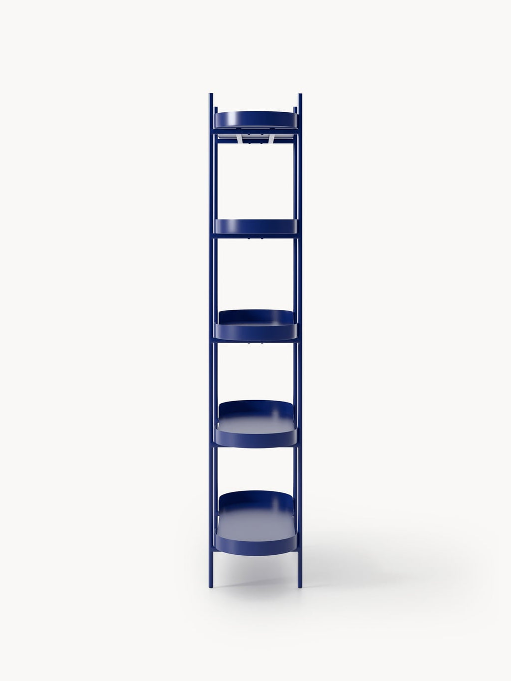 Taru Tall Metal-Shelving Unit — Lilac