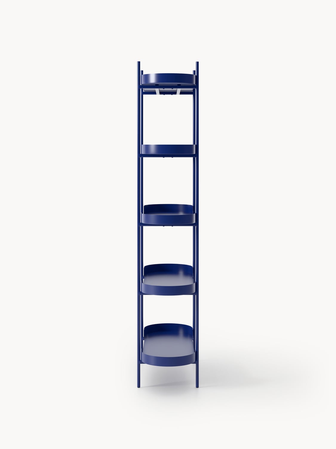 Taru Tall Metal-Shelving Unit — Lilac