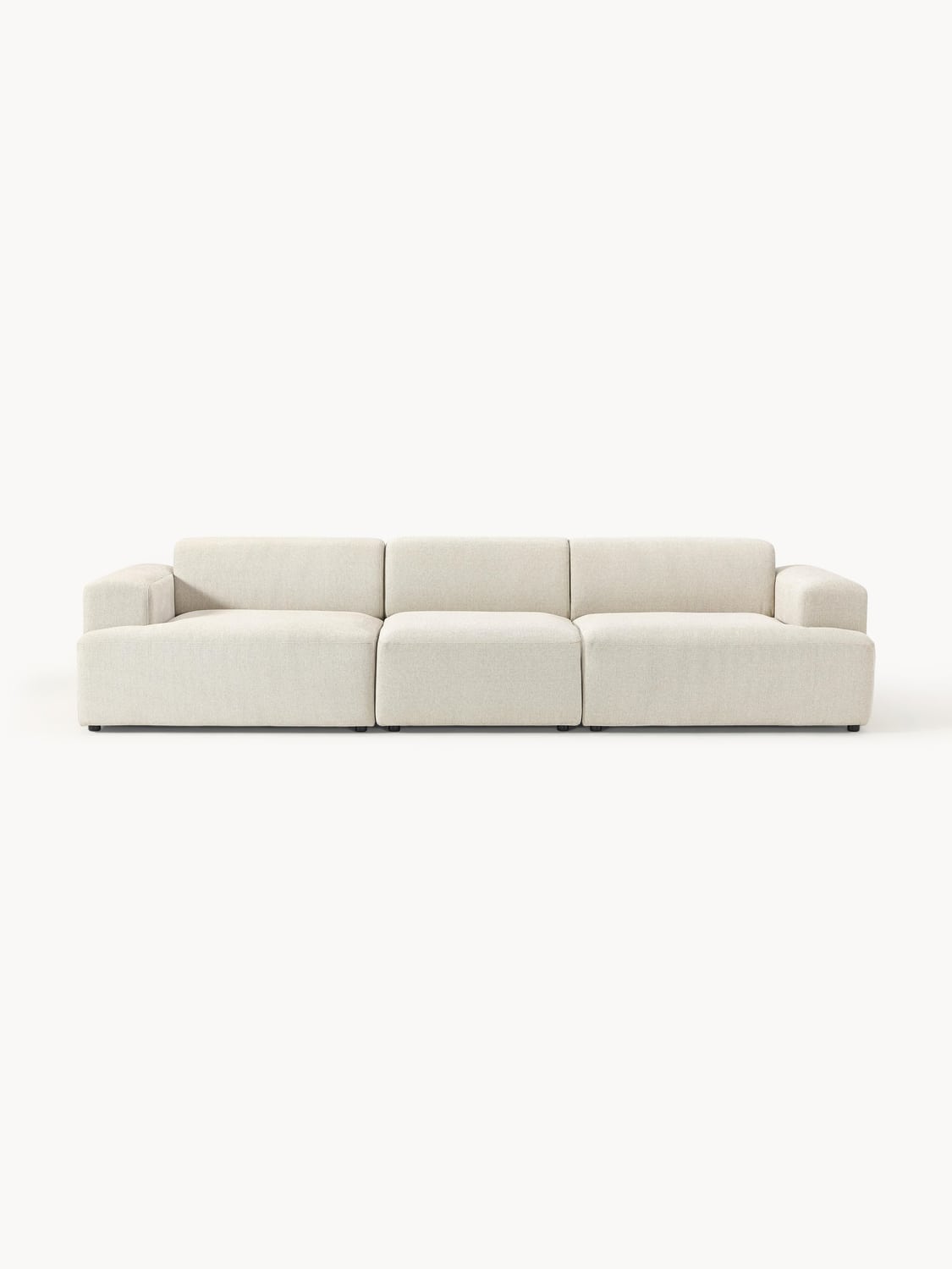 Melva Sofa (4-seater) — Light Grey