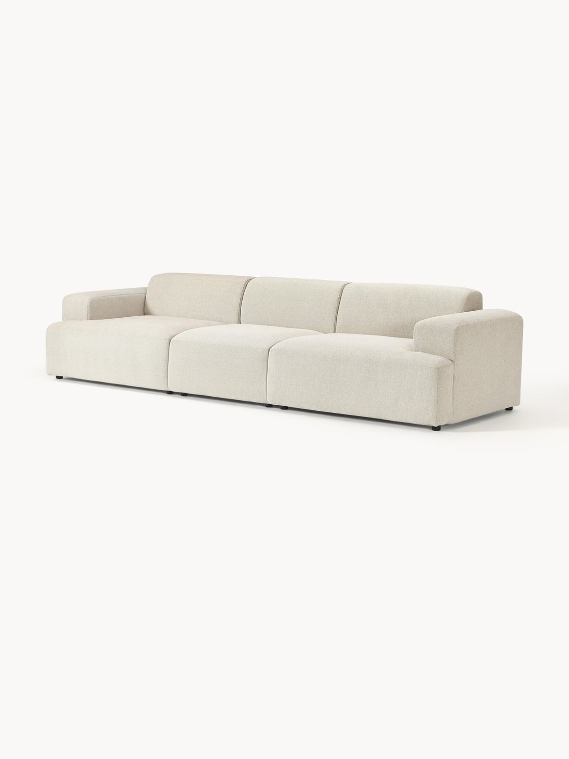 Melva Sofa (4-seater) — Light Grey