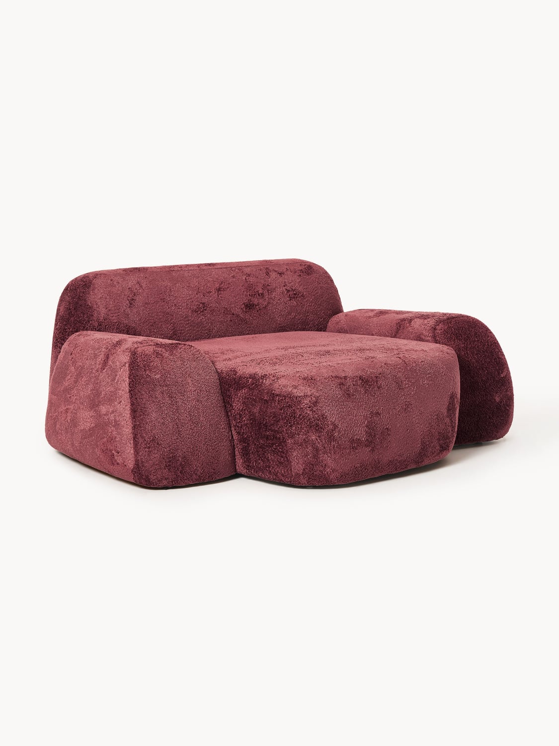 Wolke XL Lounge Chair in Teddy Bouclé — Brown