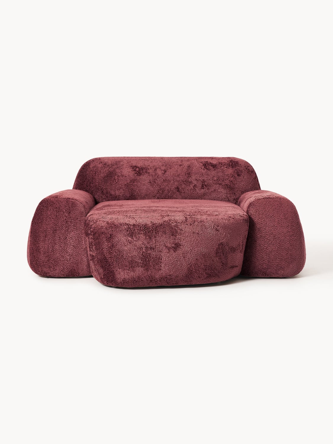 Wolke XL Lounge Chair in Teddy Bouclé — Brown