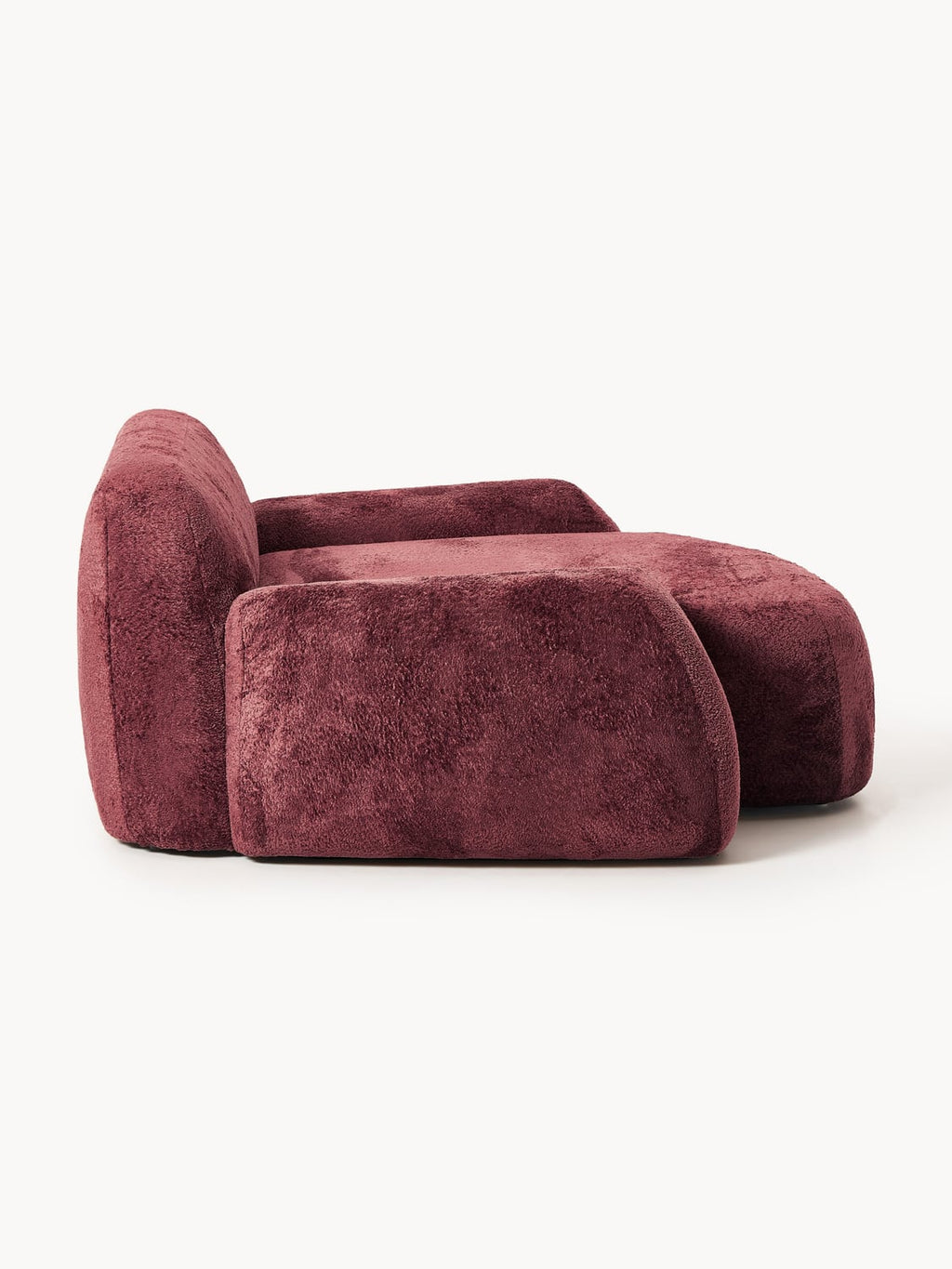 Wolke XL Lounge Chair in Teddy Bouclé — Brown