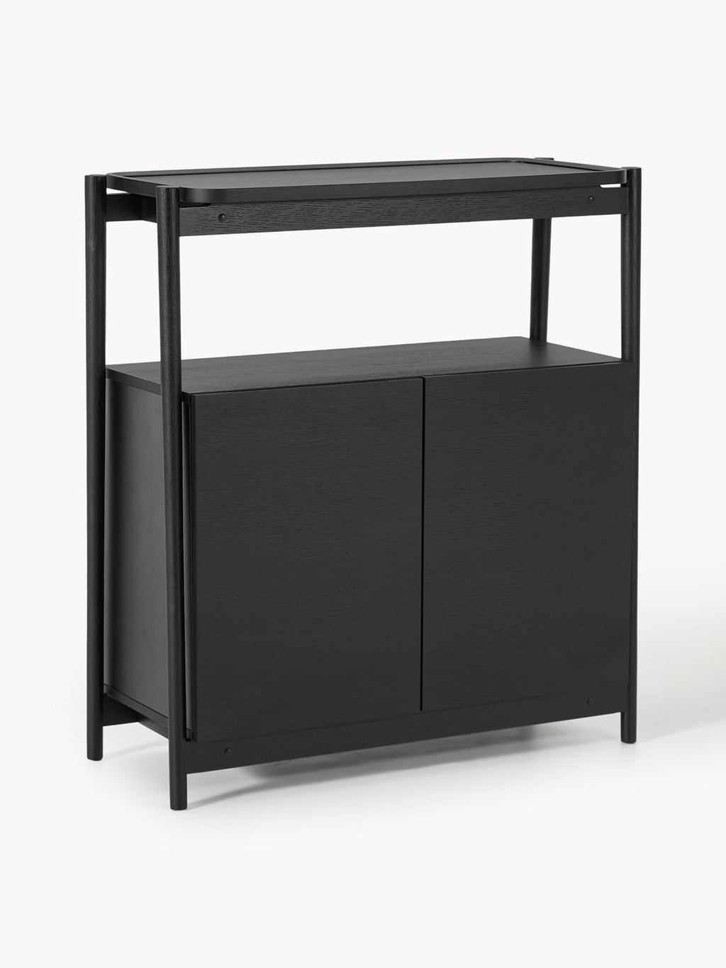 Libby Wood-Highboard — Charcoal