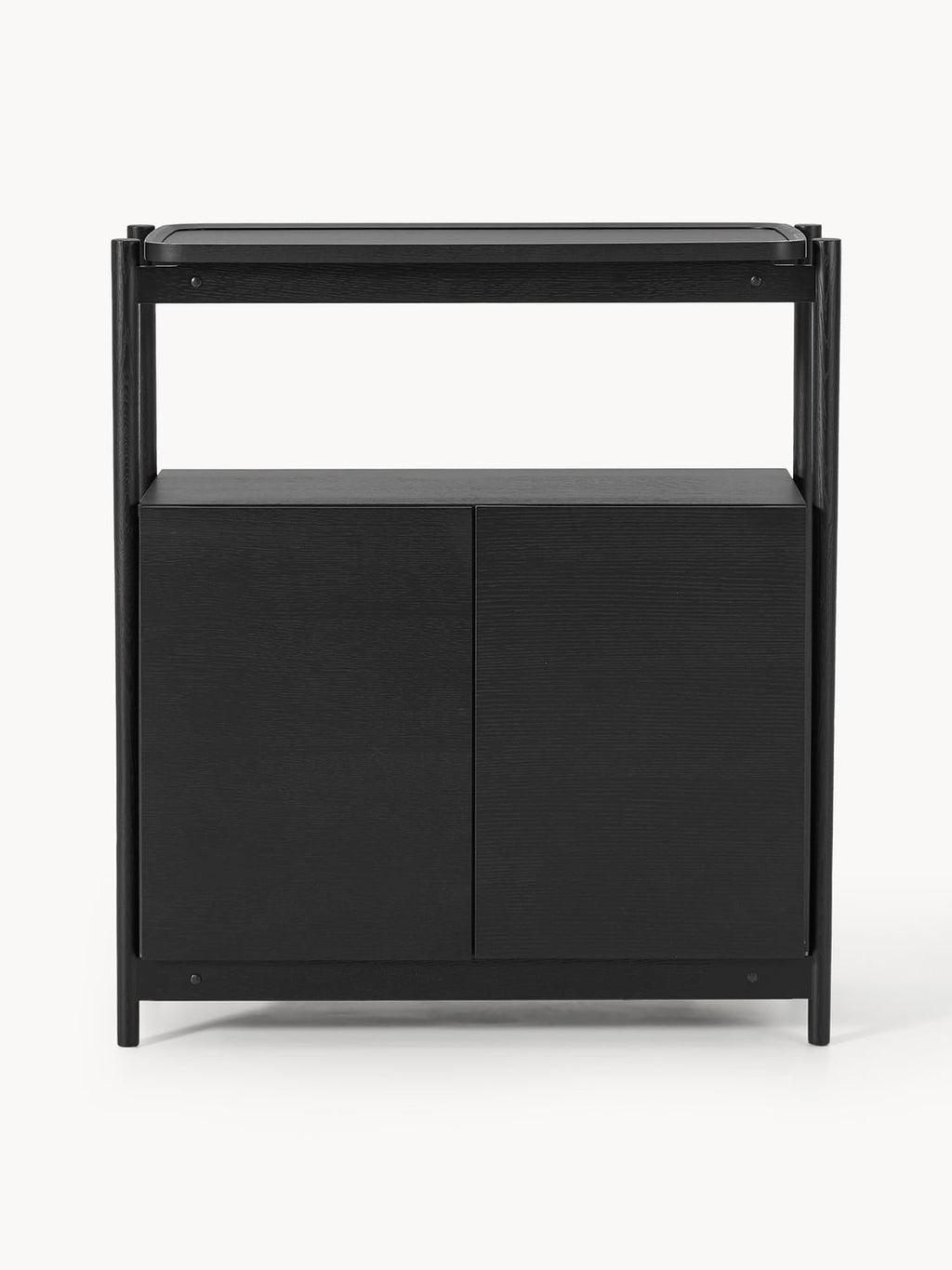Libby Wood-Highboard — Charcoal