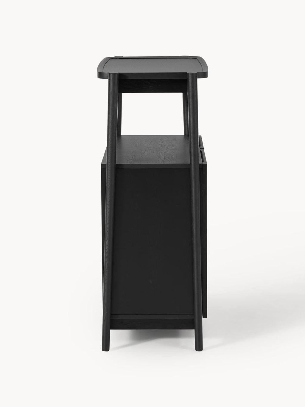 Libby Wood-Highboard — Charcoal