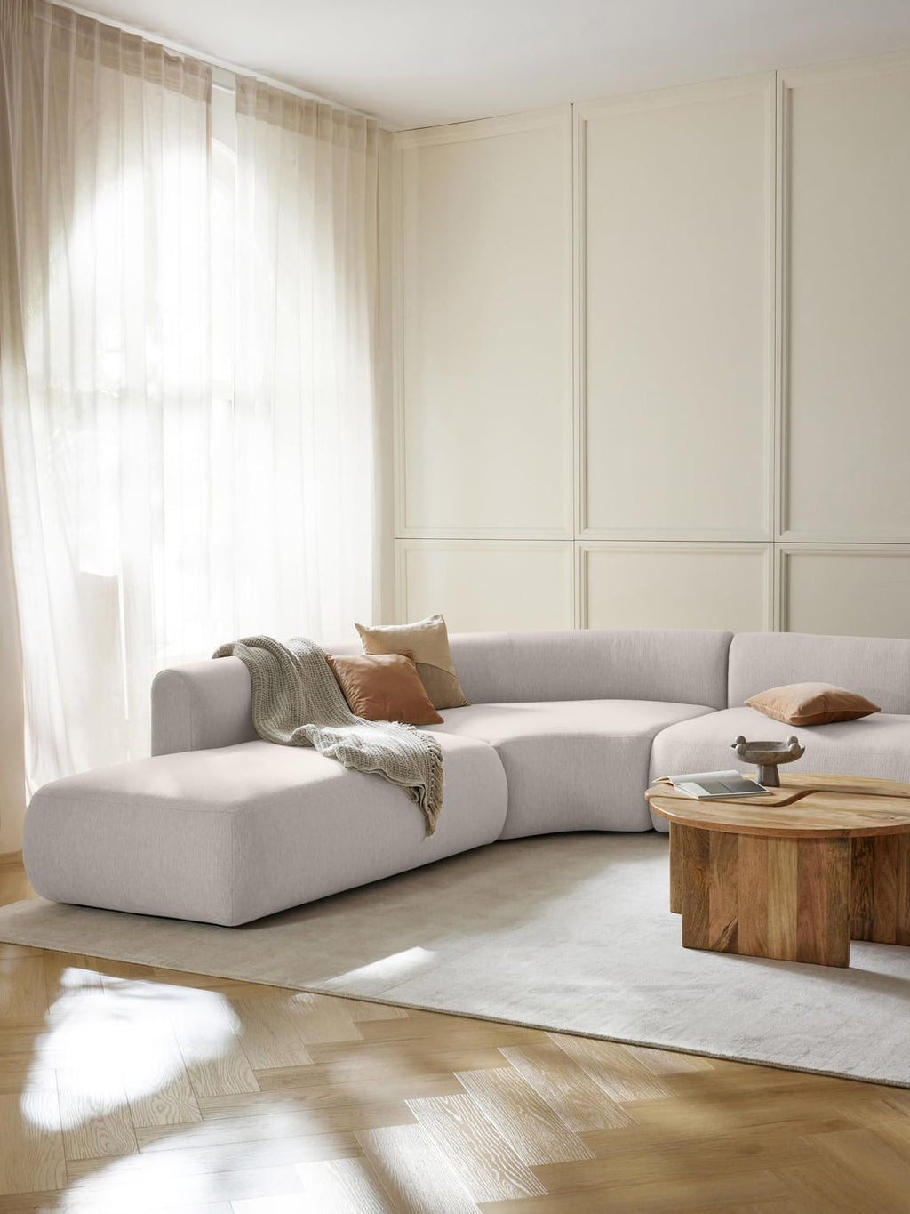 Sofia Chaise-Module — Off-White