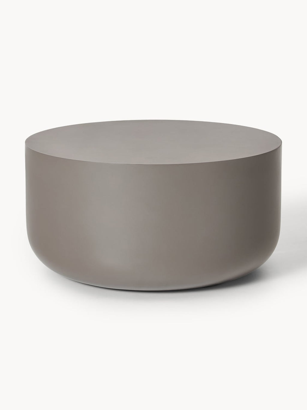 Rona Round Indoor & Outdoor Coffee Table — Taupe