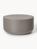 Rona Round Indoor & Outdoor Coffee Table — Taupe