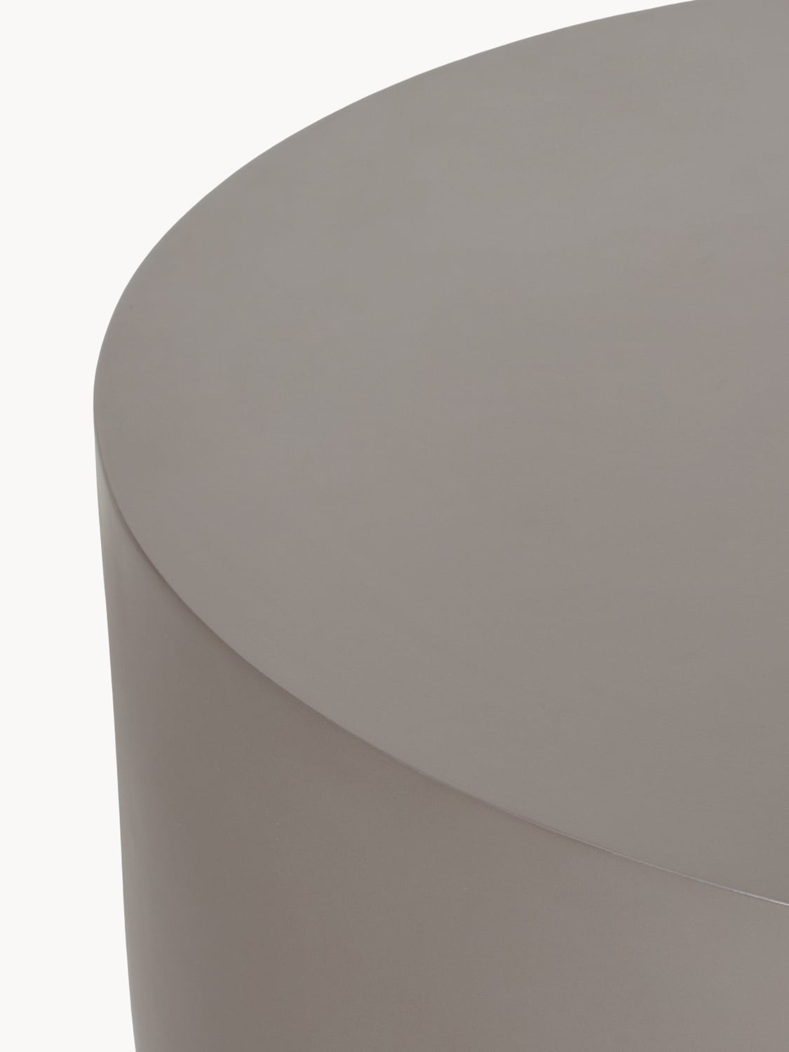 Rona Round Indoor & Outdoor Coffee Table — Taupe