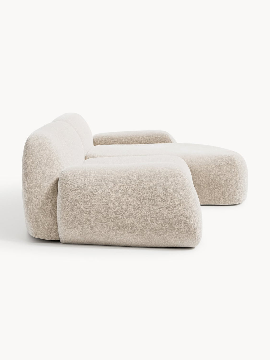 Wolke Modular Corner Sofa (3-seater) — Light Grey
