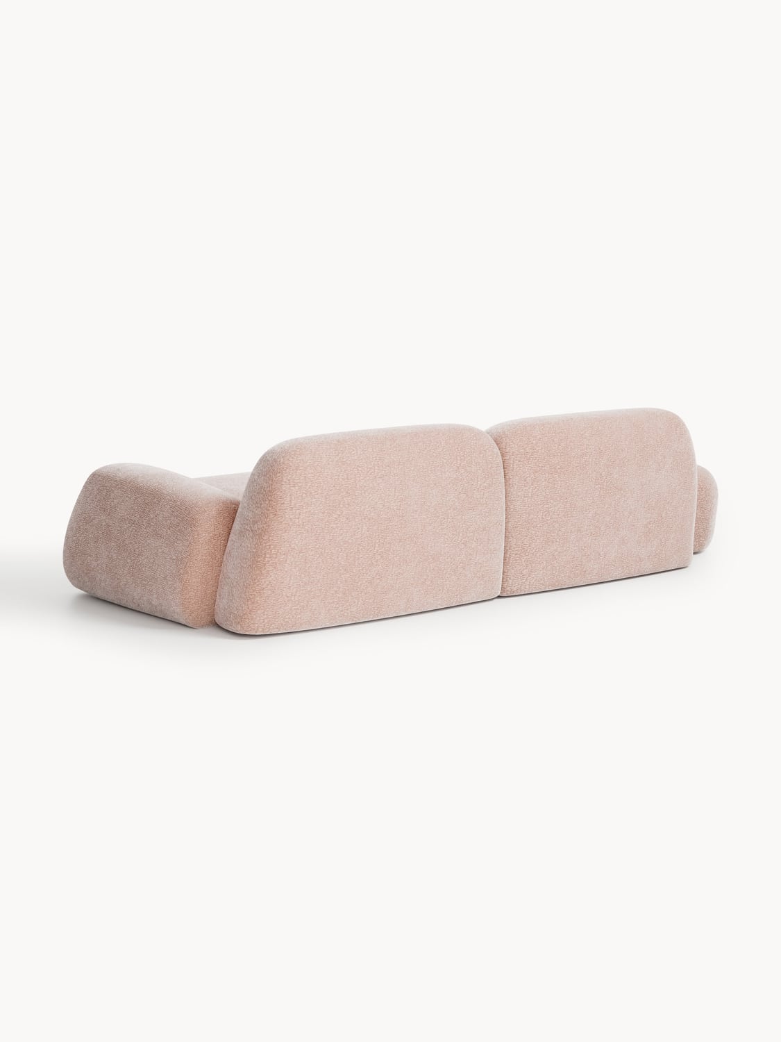 Wolke Modular Sofa (3-seater) with Chaise Longue — Sand Beige