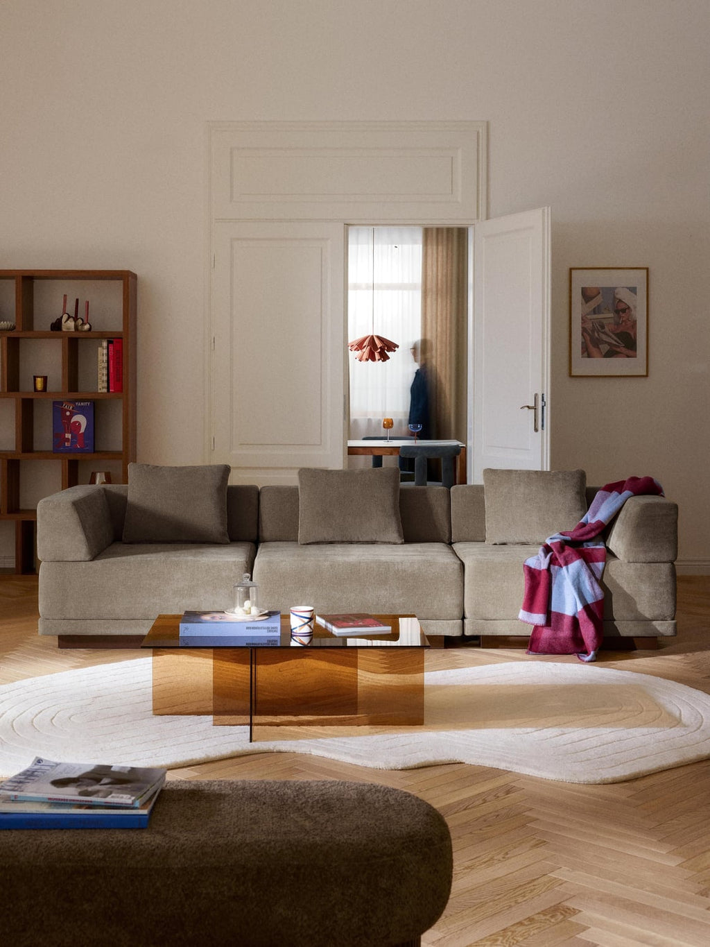 Colin Modular Sofa (4-seater) — Taupe
