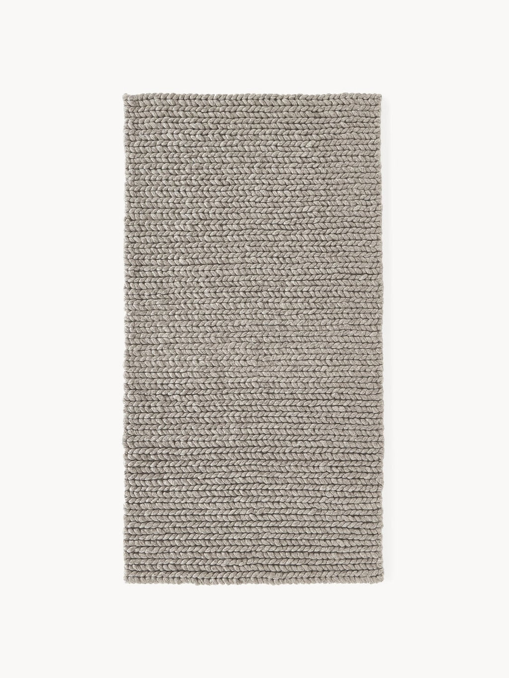 Bruna Handmade Wool Rug with woven Texture