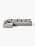 Tribeca XL Bouclé Corner Sofa — Grey