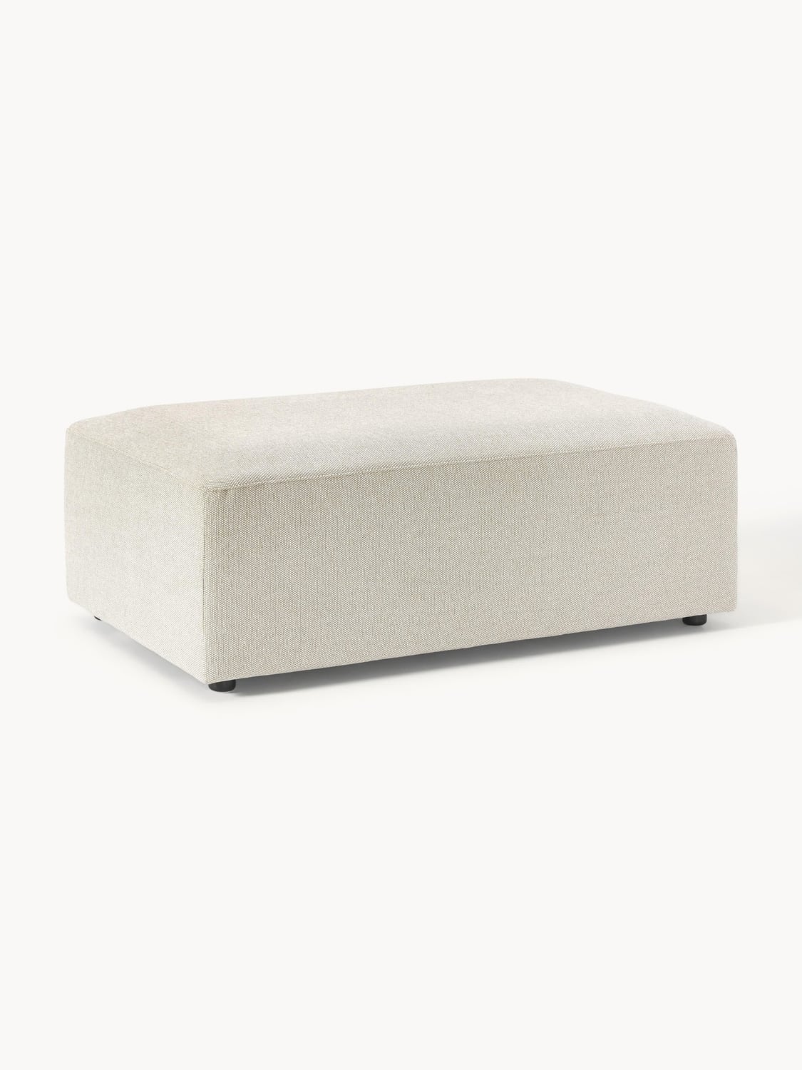 Melva XL Sofa Ottoman, B 116 x T 72 cm — Light Grey