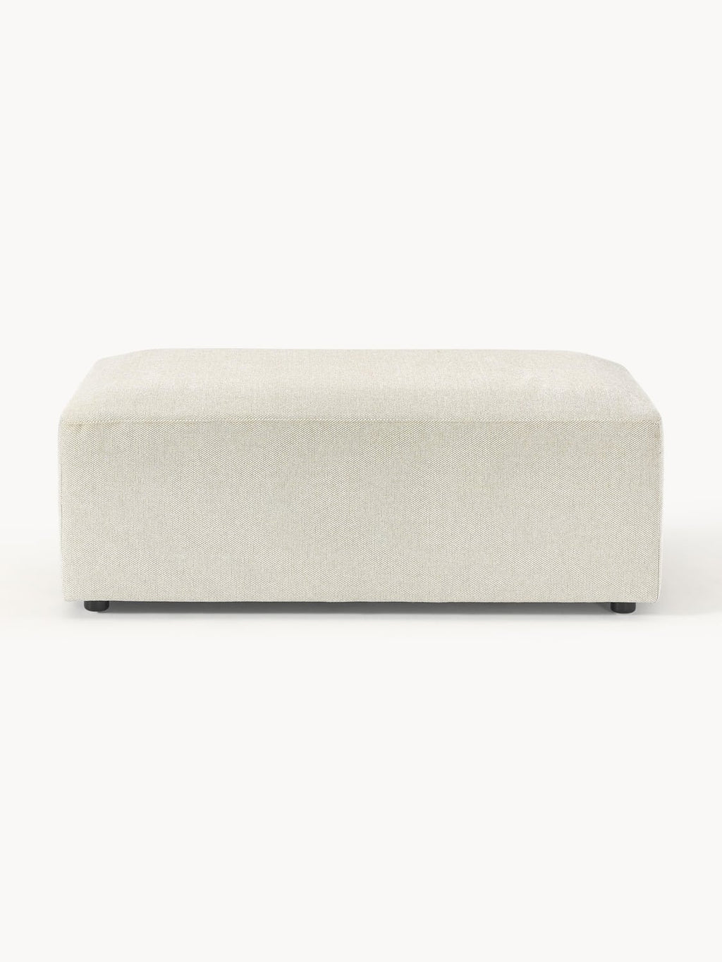 Melva XL Sofa Ottoman, B 116 x T 72 cm — Light Grey